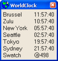 WorldClock screenshot